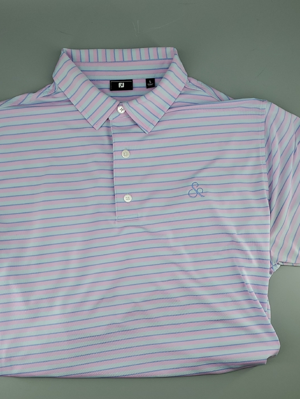 Foot Joy Pastel Stripe Polo Shirt